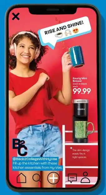 Hy-Vee Keurig Mini Brewer offer