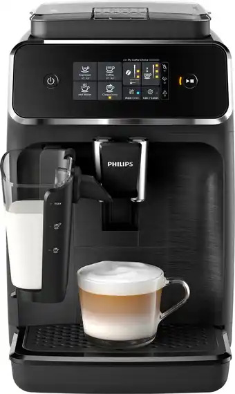 Best Buy Philips 2200 series fully automatic espresso machine with lattego - black offer