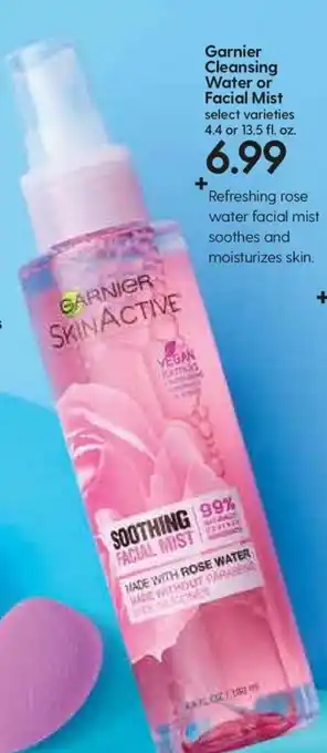 Hy-Vee Garnier Cleansing Water or Facial Mist offer