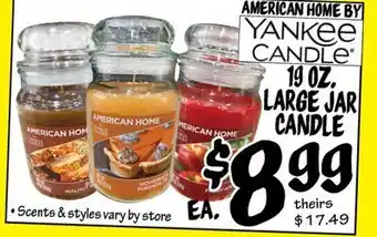 Ollie's Yankee candles® 19 oz. large jar candle offer