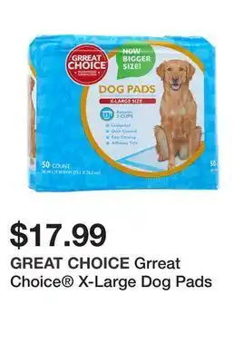 Petsmart Grreat choice® x-large dog pads offer