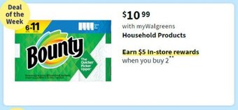 Walgreens Household Products, offer