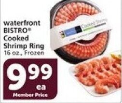 Vons Waterfront Bistro Cooked Shrimp Ring offer
