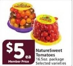 Vons NatureSweet Tomatoes offer