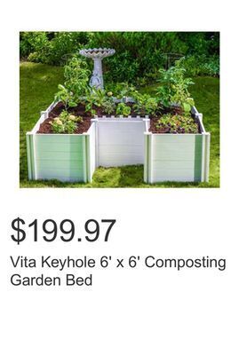 Costco Vita keyhole 6' x 6' composting garden bed offer