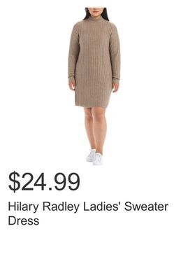 Costco Hilary radley ladies' sweater dress offer