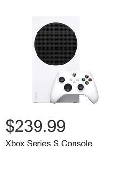 Costco Xbox series s console offer