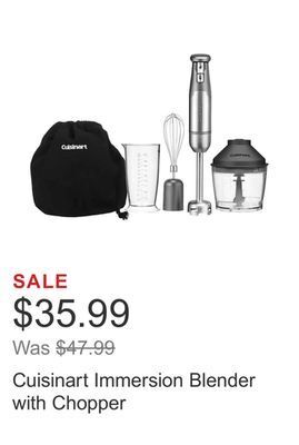 Costco Cuisinart immersion blender with chopper offer