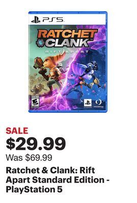 Best Buy Ratchet & clank: rift apart standard edition - playstation 5 offer