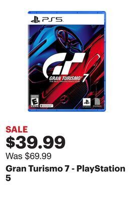 Best Buy Gran turismo 7 - playstation 5 offer