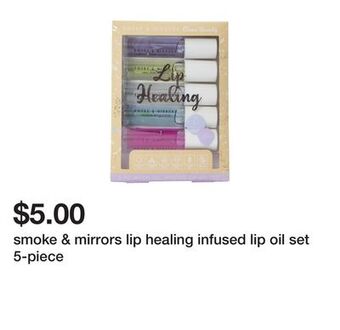 Five Below Smoke & mirrors lip healing infused lip oil set 5-piece offer
