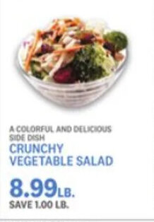 Kings Food Markets Crunchy Vegetable Salad offer