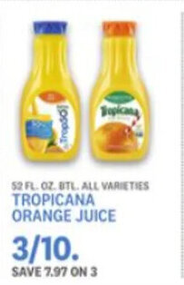 Kings Food Markets Tropicana Orange Juice offer