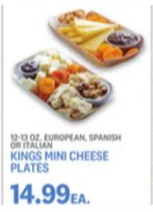 Kings Food Markets Kings Mini Cheese Plates offer