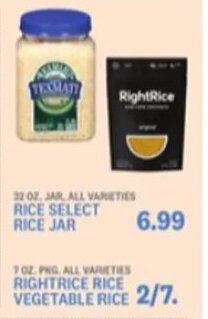 Kings Food Markets Rice Select Rice Jar offer