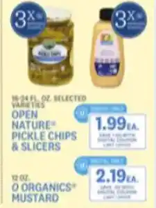 Kings Food Markets Open Nature Pickle Chips & Slicers offer