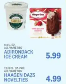 Kings Food Markets Adirondack Ice Cream, Haagen Dazs Novelties offer