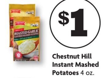 Family Dollar Chestnut hill instant mashed potatoes offer