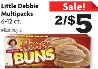 Family Dollar Little debbie multipacks offer