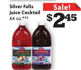Family Dollar Silver falls juice cocktail offer