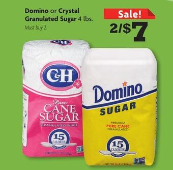 Family Dollar Domino or crystal granulated sugar offer