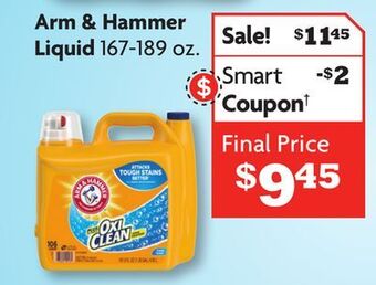 Family Dollar Arm & hammer liquid offer