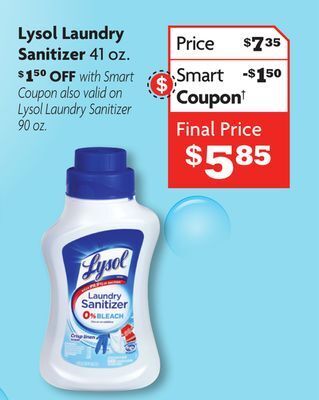 Family Dollar Lysol laundry sanitizer offer