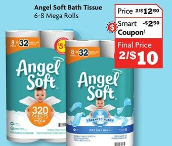 Family Dollar Angel soft bath tissue offer