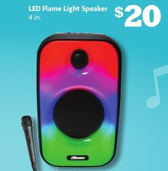 Family Dollar Led flame light speaker offer