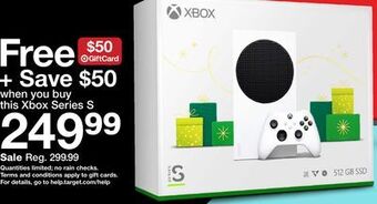 Target Xbox series s offer
