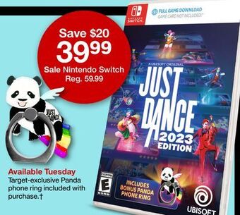 Target Nintendo switch offer