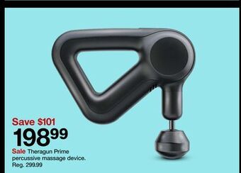 Target Theragun prime percussive massage device offer