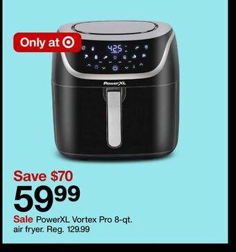 Target Powerxl vortex pro 8-qt. air fryer offer