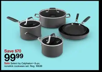 Target Select by calphalon™ 8-pc. nonstick cookware set offer