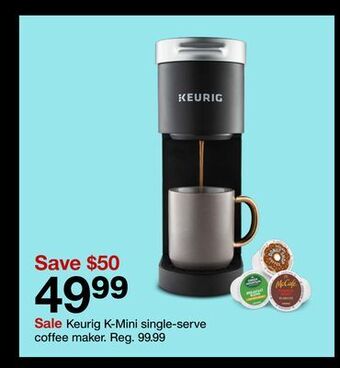 Target Keurig k-mini single-serve coffee maker offer