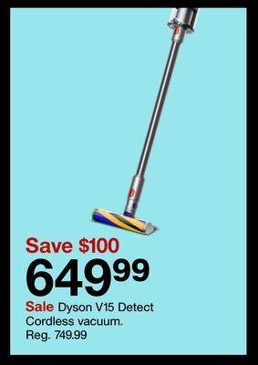Target Dyson v15 detect cordless vacuum offer
