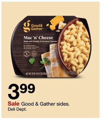 Target Good & gather sides offer