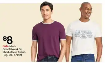 Target Men's goodfellow & co. short-sleeve t-shirt offer