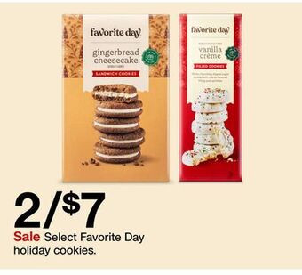 Target Select favorite day holiday cookies offer
