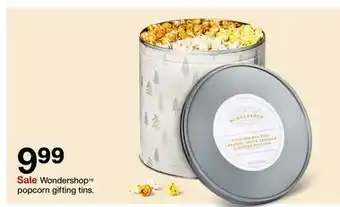 Target Wondershop™ popcorn gifting tins offer