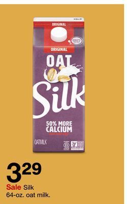 Target Silk 64-oz. oat milk offer