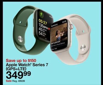 Target Apple watch® series 7 (gps+lte) offer