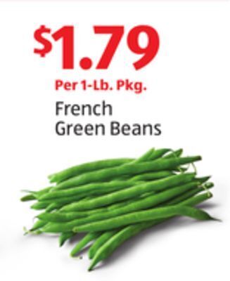 Aldi French green beans offer