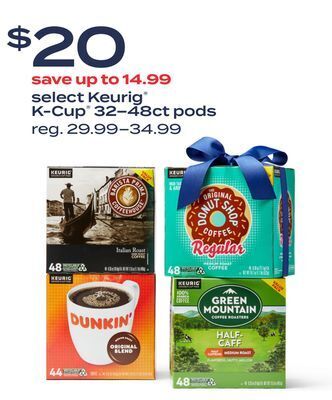 Bed Bath & Beyond Select keurig® k-cup® 32-48ct pods offer