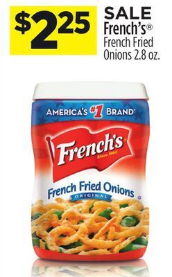 Dollar General French's® french fried onions offer