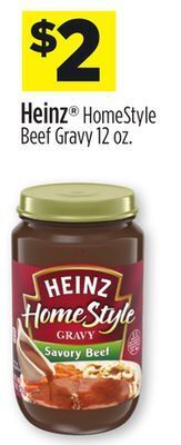 Dollar General Heinz® homestyle beef gravy offer