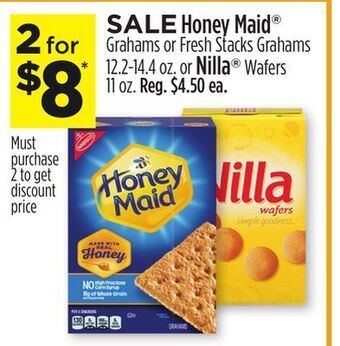 Dollar General Honey maid® or nilla® offer