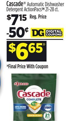 Dollar General Cascade® offer