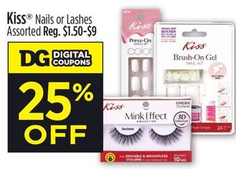 Dollar General Kiss® nails or lashes offer