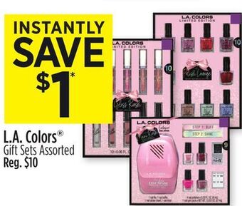 Dollar General L. a. colors® gift sets offer
